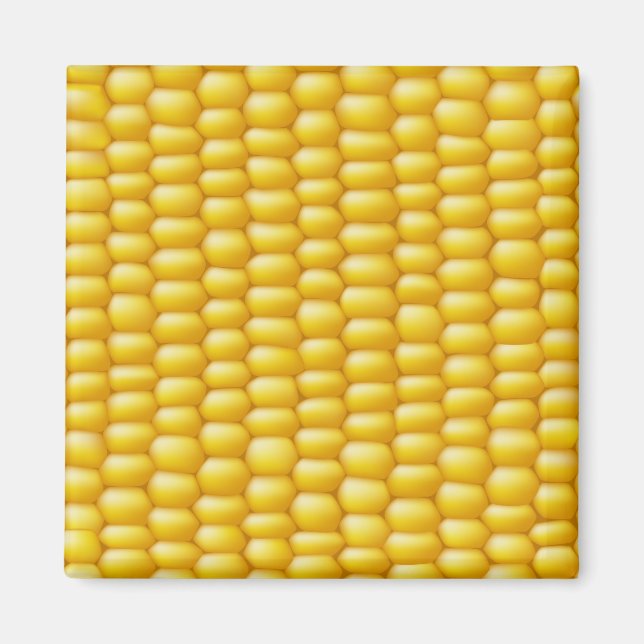 Corn Cob Background Magnet (Front)