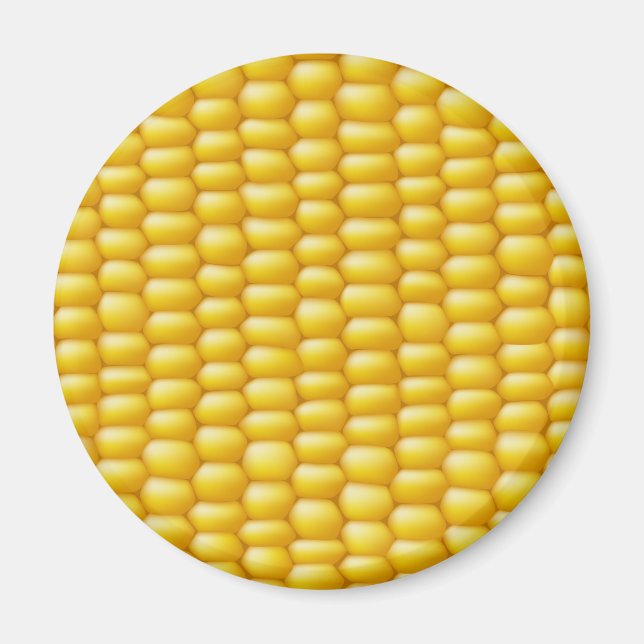 Corn Cob Background Magnet (Front)