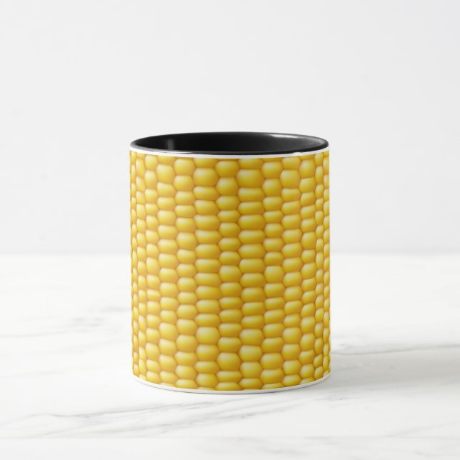Corn Cob Background Mug (Center)