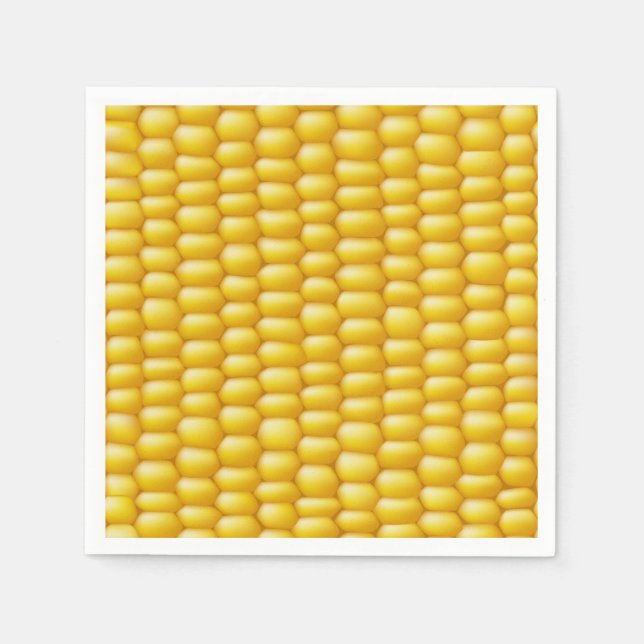 Corn Cob Background Napkin (Front)