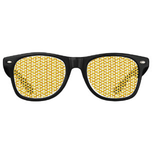 Corn Cob Background Retro Sunglasses