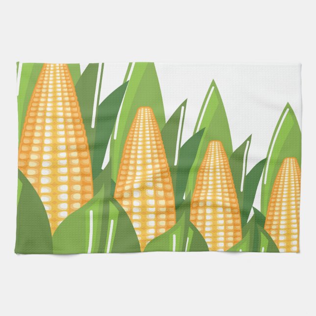 Corn Cob Kitchen Towel (Horizontal)