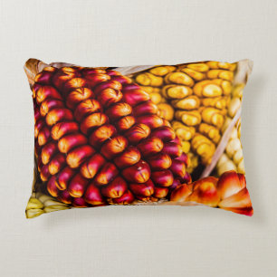 Corn cobs accent pillow