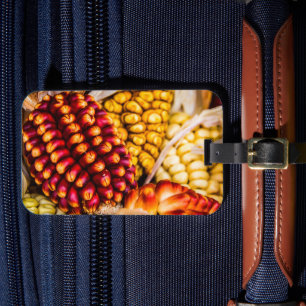 Corn cobs luggage tag
