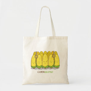 Corn Congested Public Transport Corny Pun Tote Bag