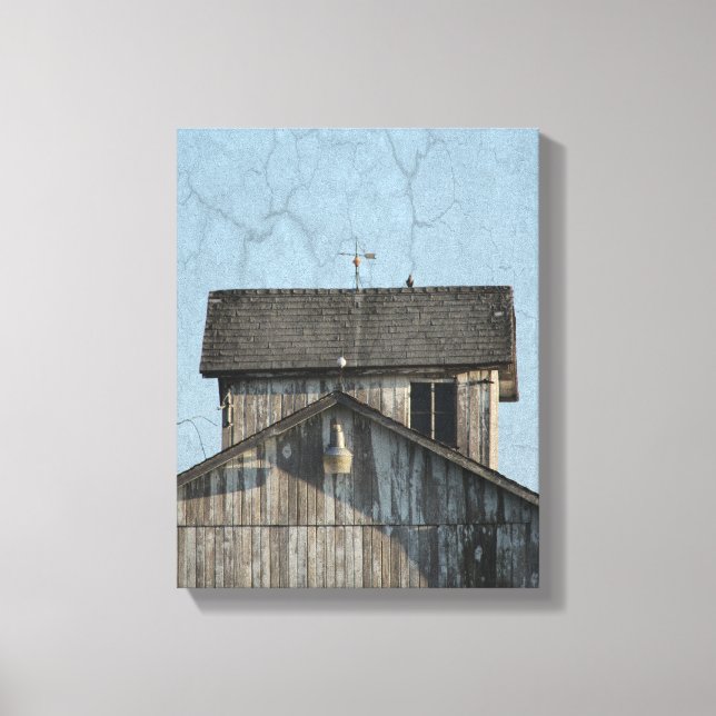 Corn Crib Canvas Print (Front)