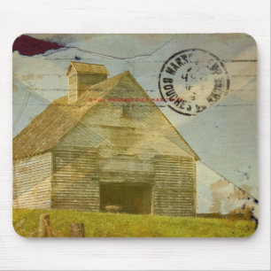 Corn Crib Mouse Pad