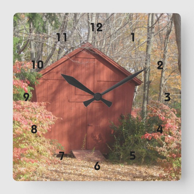 Corn Crib Wall Clock (Front)