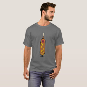 corn dog corndog mustard deep-fried sausage dogs T-Shirt
