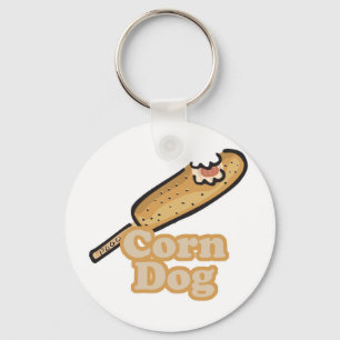 corn dog keychain