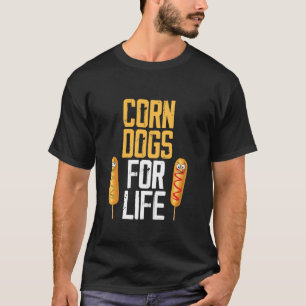 Corn Dog Lover Fried Food Hot Dog Corndog Man Corn T-Shirt