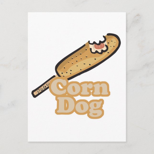 corn dog postcard (Front)