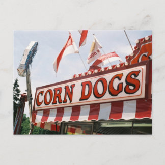 Corn Dogs Postcard