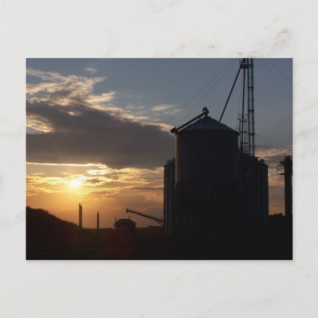 Corn Dryer & SunRise Postcard (Front)