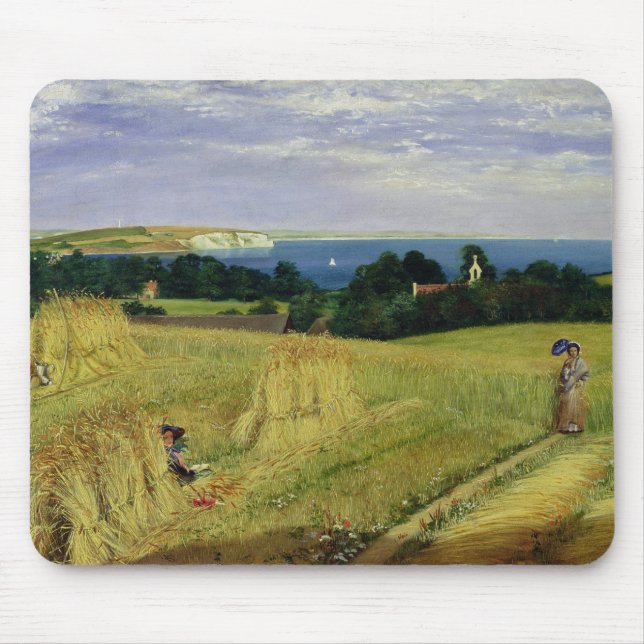 Corn Field in the Isle of Wight Mouse Pad (Front)