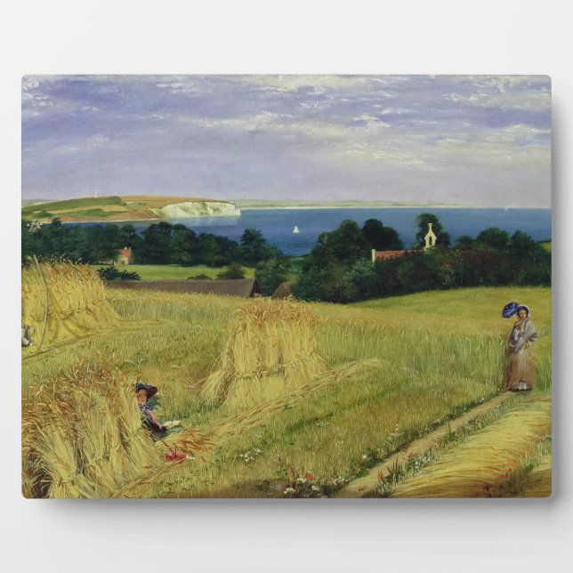 Corn Field in the Isle of Wight Plaque (Front)
