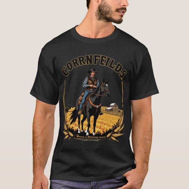 corn fields rider  T-Shirt (Front)