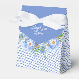Corn Flowers and Polka Dots Bridal Shower Favor Box