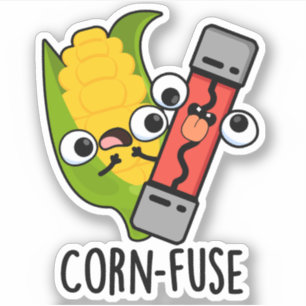 Corn-fuse Funny Confused Pun 