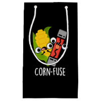 Corn-fuse Funny Confused Pun Dark BG