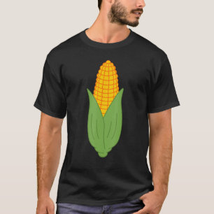 Corn Halloween Costume Foodie Farmer Men Women Kid T-Shirt
