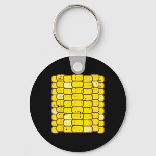 Corn Halloween Costume Fun Foodie Farmer Men Women Keychain