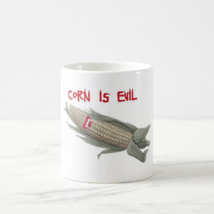 corn is evil2 coffee mug