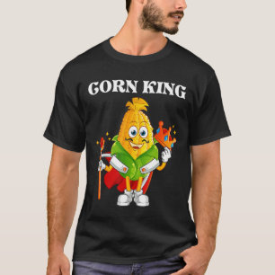 Corn King Dad Men Boys Corn  Corn Farmer Farming T-Shirt
