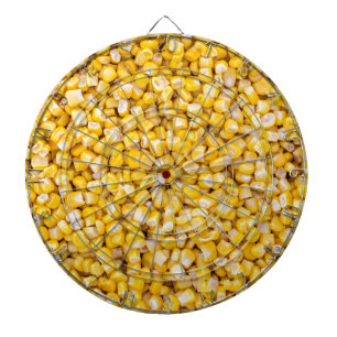Corn macro as background structure dartboard