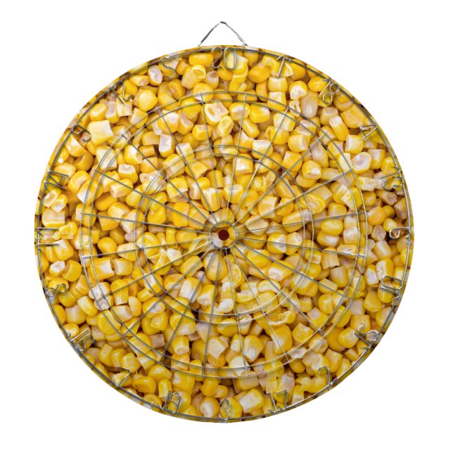 Corn macro as background structure dartboard (Front)