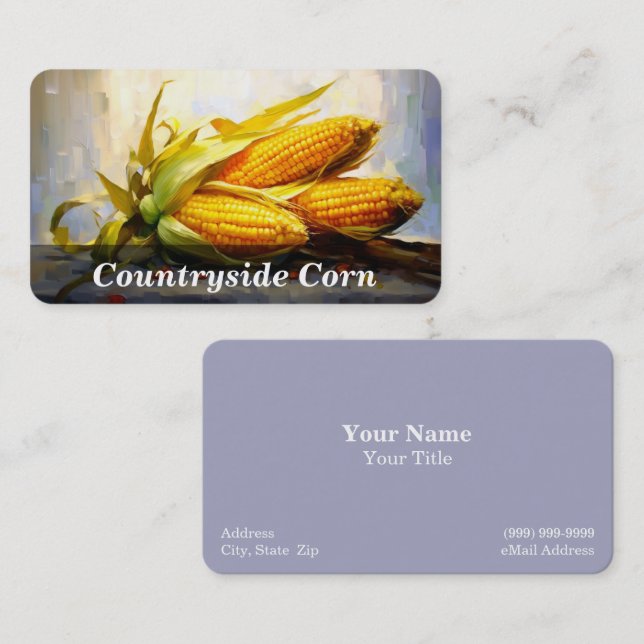 Corn / Maize Business Card (Front/Back)