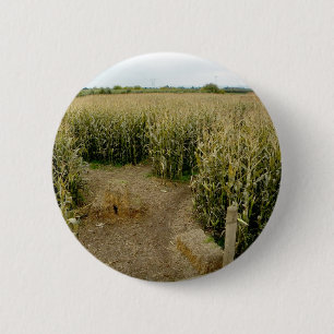 Corn Maze 2 Inch Round Button