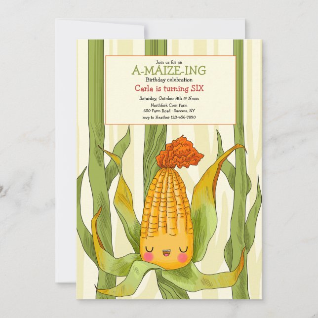 Corn Maze Invitation (Front)