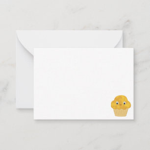  Corn Muffin Cute Drawing Blank All Occasion Card