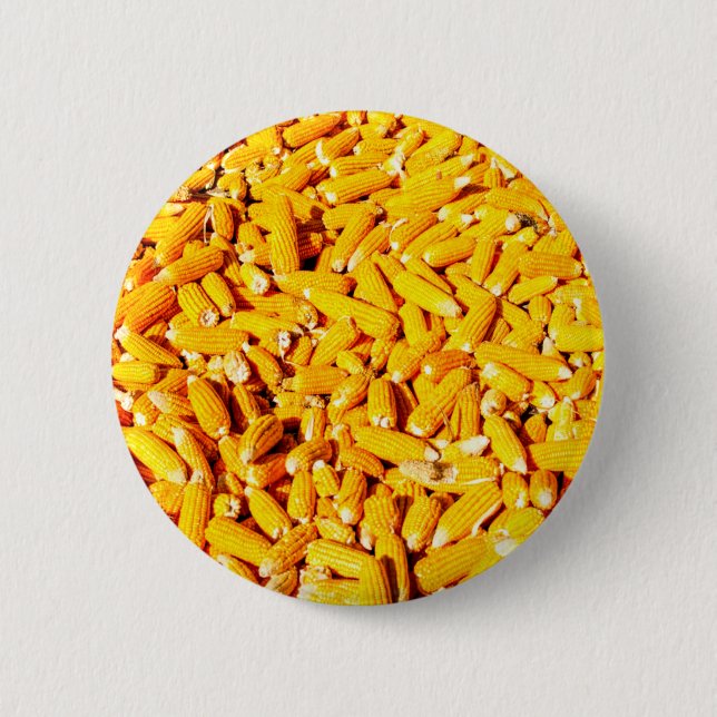 Corn on The Cob 2 Inch Round Button (Front)