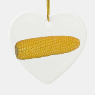 Corn on the Cob Ceramic Ornament