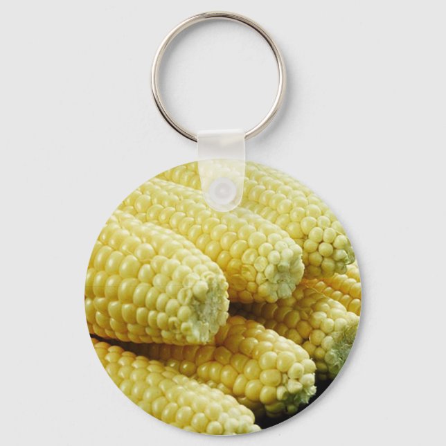 Corn on the Cob Keychain (Front)