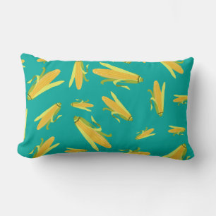 Corn On The Cob Pattern Lumbar Pillow