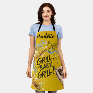 Corn On The Cob-Personalized BBQ & Corn Design Apron