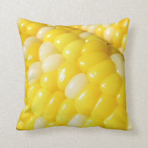 Corn on the Cob Throw Pillow