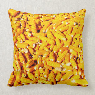 Corn on The Cob Throw Pillow