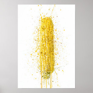 Corn On The Cob Vegetable Poster