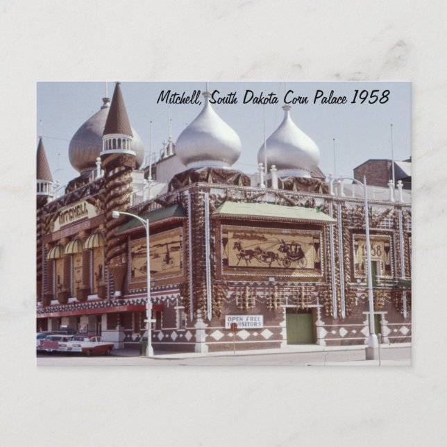 Corn Palace Mitchell South Dakota Postcard (Front)