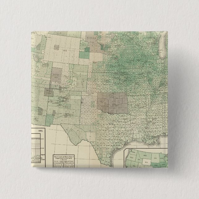 Corn per acre planted 2 inch square button (Front)