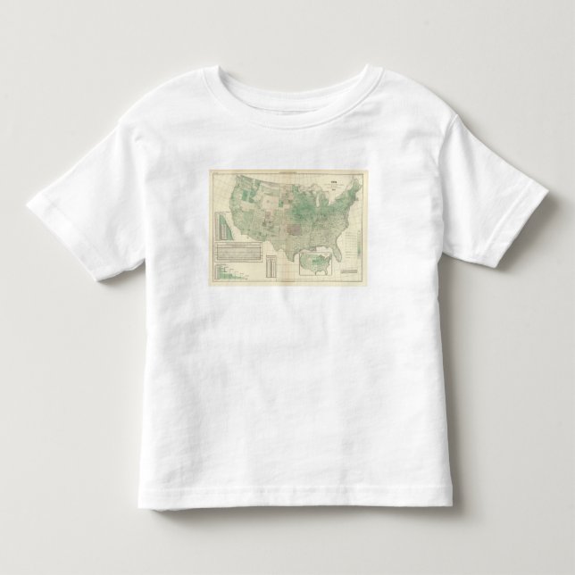 Corn per acre planted toddler t-shirt (Front)