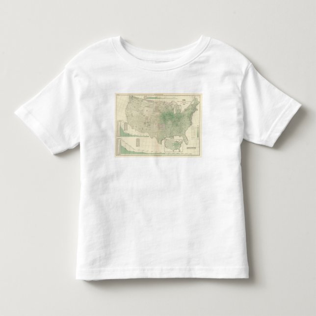 Corn per square mile toddler t-shirt (Front)