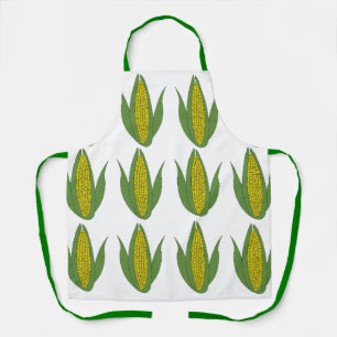 Corn Plant Vegetable Pattern Corn Apron