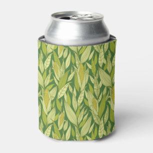 Corn plants pattern background can cooler
