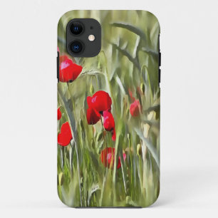 Corn Poppies iPhone 11 Case