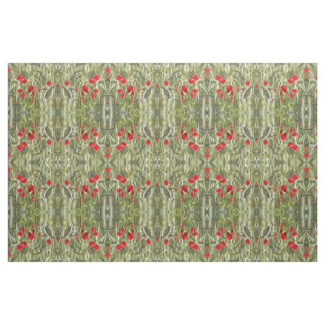 Corn Poppies Fabric (Fat Quarter)